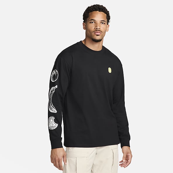 ACG Black Long Sleeve Tops Graphic T Shirts. Nike CA